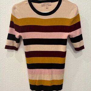 Philosophy Striped Knit Top